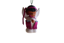 Handmade Kneeling Girl Child Porcelain Figurine Ornament Praying Angel W... - $176.78 MXN