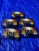 TDK- DVM 60  Mini Digital Video Cassette NEW SEALED Lot (5) - £14.82 GBP