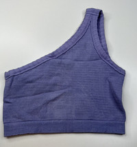 urban outfitters NWT women’s M one shoulder purple crop top T1 - £16.51 GBP