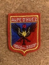 Vintage Alpe D&#39;Huez France Alpine Ski Patch Badge Collectible - $147.25 MXN