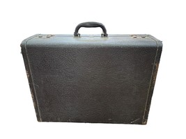 Leather Hardcase Kleber Luggage Suitcase Garment Travel 24&quot; X 18&quot;X 9&quot; - £108.24 GBP