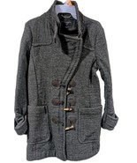 Banana Republic Coat Youth Size L  Toggle closure jacket Gray Wool Women... - $59.39