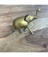 Vtg Solid Brass l Elephant Statue Figurine &quot;Trunk&#39;s Up” . - €12,06 EUR
