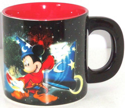 Disney Four Parks One World Mickey Mouse Coffee Mug Sorcerer Apprentice ... - £31.34 GBP