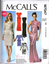 McCall&#39;s M7047 Misses 14 to 22 Special Occasion Prom Dress Uncut Sewing ... - $14.81