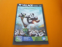 Kung Fu Panda 3 Movie Cinema Movie Program Leaflet from Greece Greek - $20.00