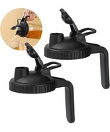 2 Pack Mason Jar Pour Spout Lids Plastic Pitcher Flip Top For Wide Mouth... - $17.78 CAD
