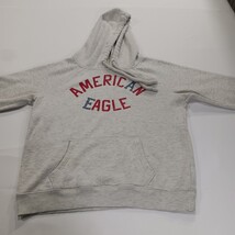 American Eagle Outfitters RN#54485 Men's Gray Hoodie Pullover Sweatshirt Size M image 15