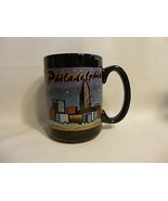 Philadelphia City at Night Coffee Mug Cup Black - £7.06 GBP