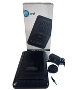 Tape Recorder - w/External Microphone and Blank Cassette - Black - ONN O... - $17.77