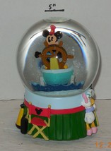 Vintage Mickey Mouse Snow Globe Enesco Plays Turkey In The Straw rare HTF - £57.59 GBP