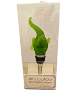 Wine Bottle Stopper Alligator Gator Tail Art Glass New in Box Kitchen Ac... - £9.43 GBP