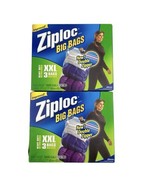 Ziploc Big Bags Heavy Duty XXL 20 Gal Storage 2 3-Count Boxes NEW 1 Open... - $60.79 CAD