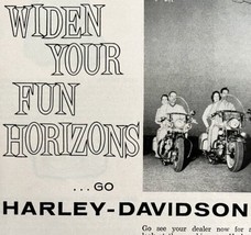 Harley Davidson Duo Glide Sportster Advertisement 1963 Motorcycle 193 LG... - $39.99