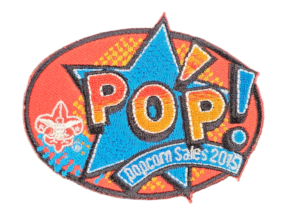 2015 Boy Scouts Popcorn Sales POP! Patch - $2.92