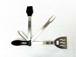 Camp Cooking Multi-Tool Utensil Set, Alpha Outpost, Spatula,Fork, Basting Brush - £11.52 GBP