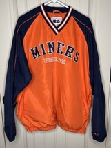 UTEP University Of Texas El Paso Miners Jacket Pullover Men XL - £25.62 GBP