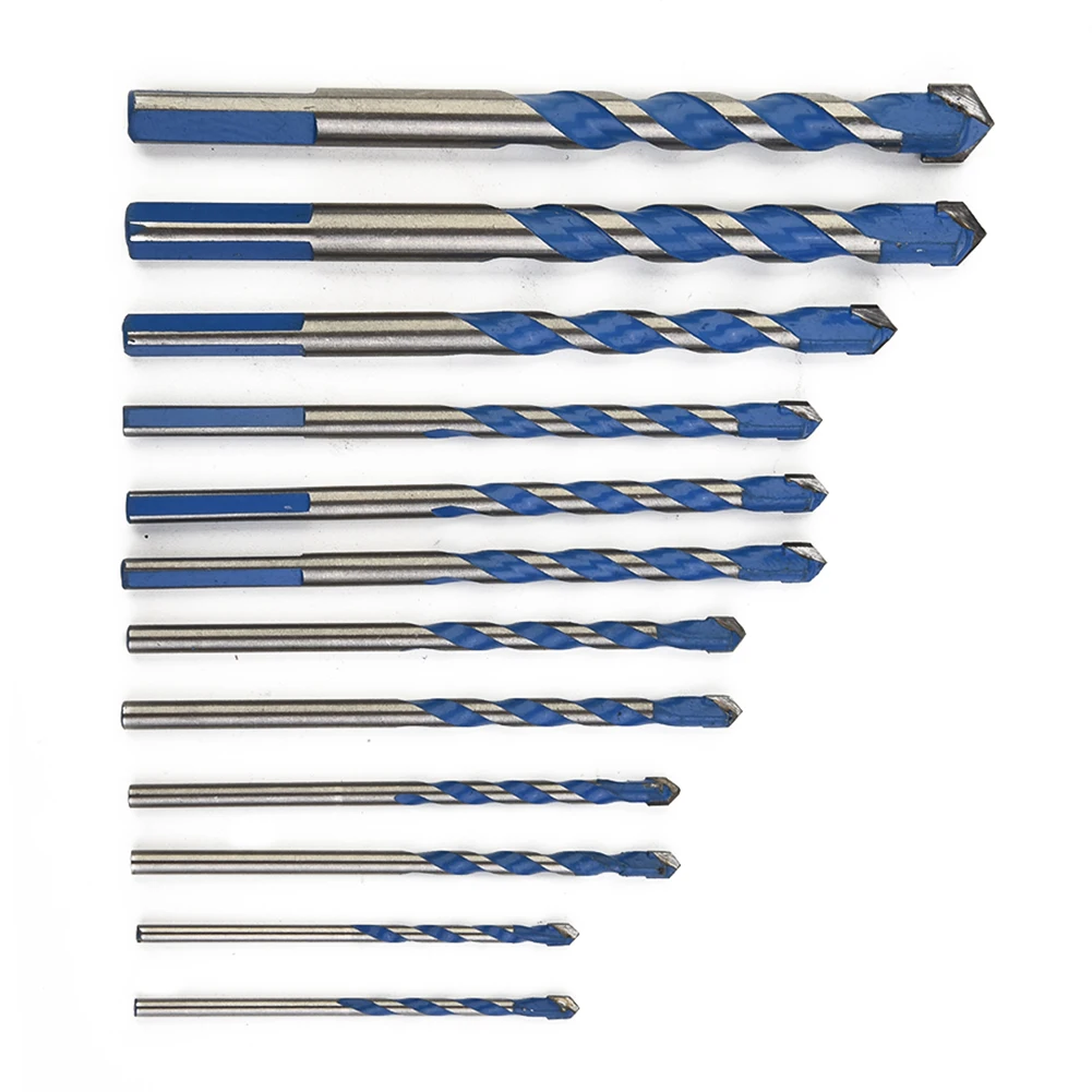 12PCS Construction Drill Bit Multi-Functional Bits For Tile Gl Ceic Marble High  - £40.13 GBP