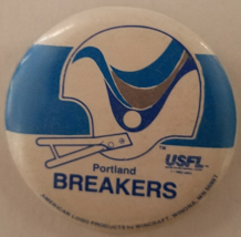 Portland Breakers USFL 1-3/8&quot; Pinback Button - £3.09 GBP