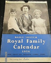 Queen Elizabeth Ii (Original Vintage 1956 Royal Family Calendar) (Classic) - £158.75 GBP