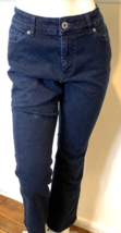 Chico&#39;s Platinum Women&#39;s Dark Wash Denim Jeans Chico&#39;s Size 0.5 Short (=... - $177.98 MXN