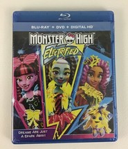 Monster High Electrifies Blu-Ray DVD Digital HD Clawdeen Frankie 2017 New Sealed - $14.80