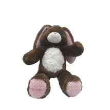 Build-A-Bear Plush 2010 Bunny Rabbit Brown &amp; Pink Floppy Ears 17&quot; Easter - £11.03 GBP