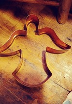 Vintage Handmade Copper Angel Cookie Cutter - £7.90 GBP