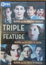 2 DVD 3 Agatha Christie Truth of Murder Curse of Ishtar Midnight Murders - £10.54 GBP