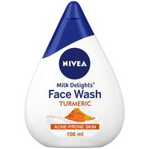 NIVEA Women Face Wash for Acne Prone Skin, Milk Delights Turmeric, 100ml - $13.85