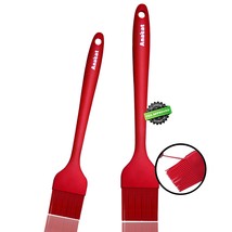 High Heat Resistant Silicone Basting Pastry Brush Set Of 2- Hygienic One... - £10.18 GBP