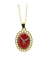 Holy Spirit Dove Medal Confirmation Espíritu Santo Gold Plated Pendant N... - $239.00 MXN