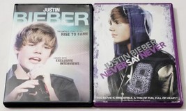 Justin Bieber: A Rise To Fame DVD  &amp; Never Say Never DVD - £3.47 GBP