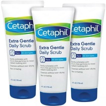 Cetaphil Extra Gentle Daily Scrub For Sensitive and All Skin Types (6 oz., 3 pk. - £47.10 GBP