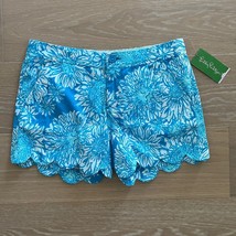 Lilly Pulitzer Buttercup Shorts Ariel Blue Lion in the Sun NWT - $38.69