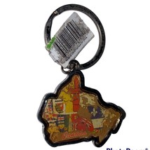 Canada Keychain Territory Flags Charm Single Sided Souvenir Collector Vi... - £6.26 GBP