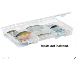 BRAND NEW Bass Pro Shop Clear Plastic Utility Fishing Lure Tackle Box - 3 Sizes - £2.98 GBP