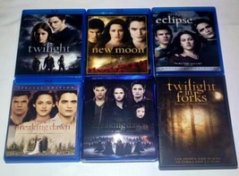 Twilight, New Moon, Eclipse, Breaking Dawn Part 1 &amp; 2 Bluray &amp; Twilight In Forks - £10.67 GBP