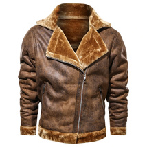  Men’s B3 Bomber Aviator Vintage Brown Genuine Sheepskin  Leather Jacket - £97.14 GBP