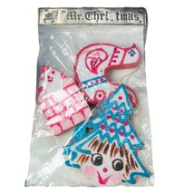 Vintage Mr. Christmas 1969 Lot Of 4 Made In Japan Christmas Cookie Ornaments - £18.57 GBP