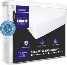 Degree Of Comfort Box Spring Encasement King Size – Bed Bug Proof, 11” D... - $68.33 CAD
