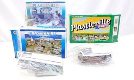 3 Bachmann Plasticville Kits O Scale Dairy Barn, Street Lights, Signal B... - $34.64