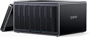 ORICO 8 Bay Tool-Free Aluminum Hard Drive Enclosure with 2 Build-in Fans... - $555.99