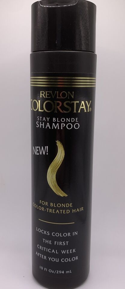Retro Revlon Colorstay Blonde Color Treated Hair shampoo 10 oz new - $27.94