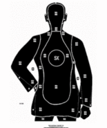 B21 XR Silhouette Targets - Qty 10 - Printed in black color - £16.99 GBP