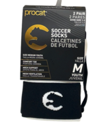 PUMA Procat Performance Soccer Socks Youth M Black &amp; White (Shoe 1-3) # ... - $9.90