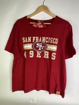 San Francisco 49ers Ultra Game NFL Red Short Sleeve Tee T-Shirt Top Wome... - £20.04 GBP