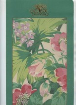 The Tropics Restaurant Menu 1989 Gorgeous Floral Cover  - £14.24 GBP
