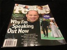 People Magazine November 1, 2021 Prince William “Why I’m Speaking Out Now” - £7.99 GBP