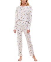 Jaclyn Intimates Womens Waffle Long Sleeve Top and Open Leg Pant Set,Sky... - £25.81 GBP